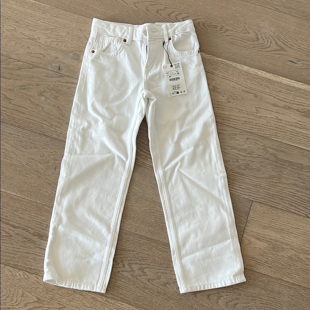 Zara White Jeans Crisp Summer Style